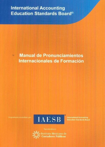 Libro Manual De Pronunciamientos Internacionales De Formacio