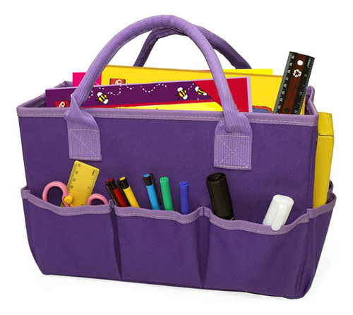 Li Bolsa Grande For Guardar Manualidades Con Bolsillos,