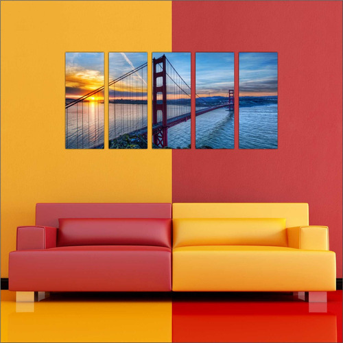 Quadro Decorativo Cidades Famosas Ponte São Francisco