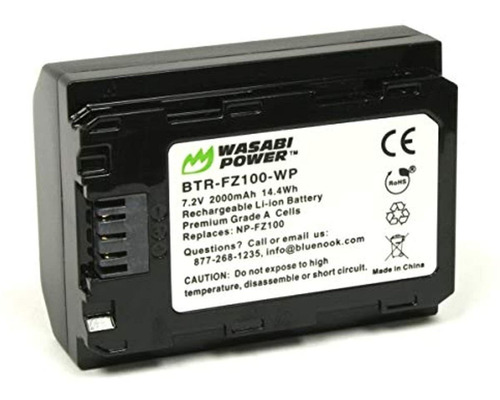 Bateria De Alimentacion Wasabi Para Sony Npfz100 Y Sony A9 A
