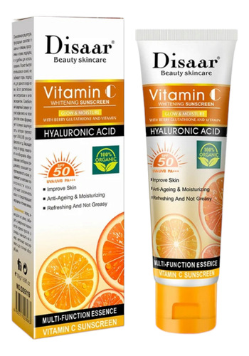 Disaar Vitamina C Ácido Hialurónico Protección Uv Fps 50+