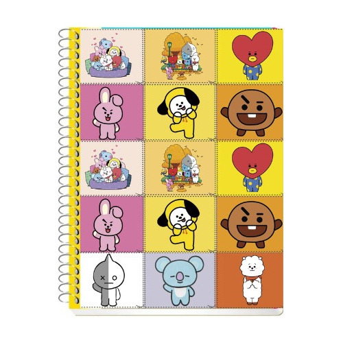 Cuaderno Profesional Bts 100 Hojas Holografico Mod-4001