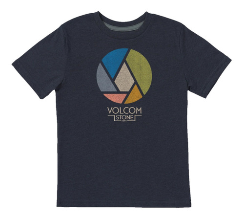 Remera Volcom Splicer Niño - Azul - La Isla