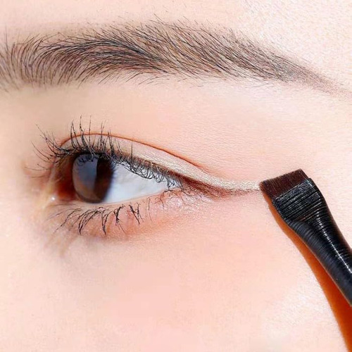 Pincel De Maquillaje, Delineador De Ojos, Cejas Inclinadas,