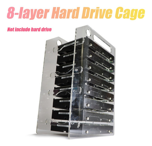 3.5 Inch 8x3.5 Inch Hard Drive Cage Rack 2024