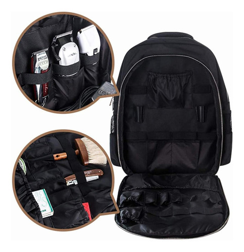 Mochila Impermeable Portátil Para Estilista Y Cosméticos