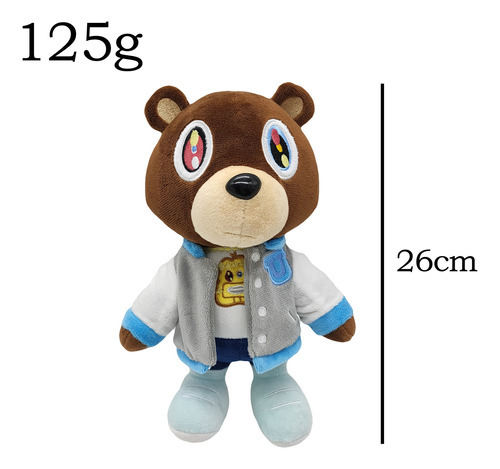 Kanye Teddy Bear Plush Peluche Animal De Peluche Oso De Pelu Color 26cm