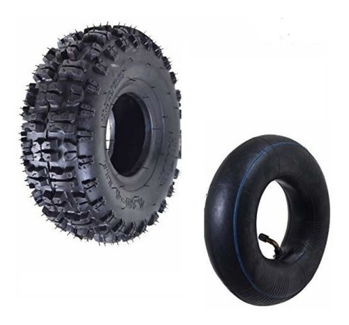 Par Neumático 4.10-4 Moto Atv Aro 4 Cuadrimoto C/camara