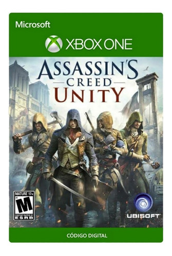 Assassins Creed Unity Xbox One Código Digital