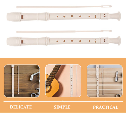 6 Sets De Flauta Soprano Para Niños: Flauta Soprano Alemana