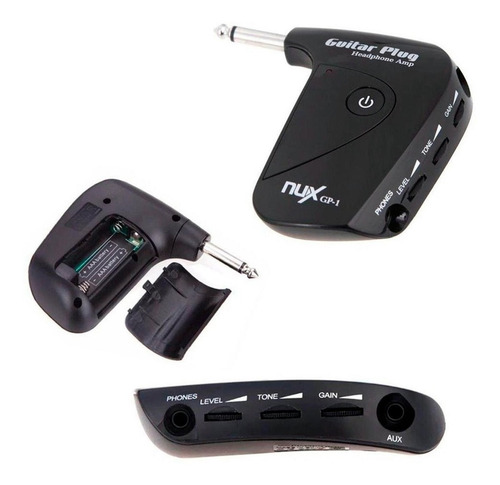 Imagen 4 de 6 de Amplificador Auricular Para Guitarra Nux Gp1