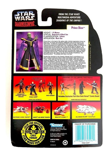 Star Wars Kenner Shadows Of Empire Prince Xizor