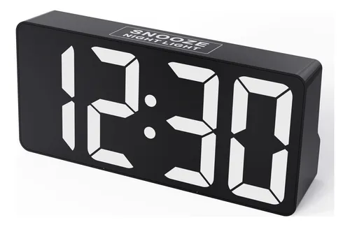 Reloj despertador digital numeros grandes cheap