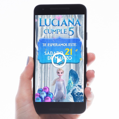 Video Invitación Frozen 2