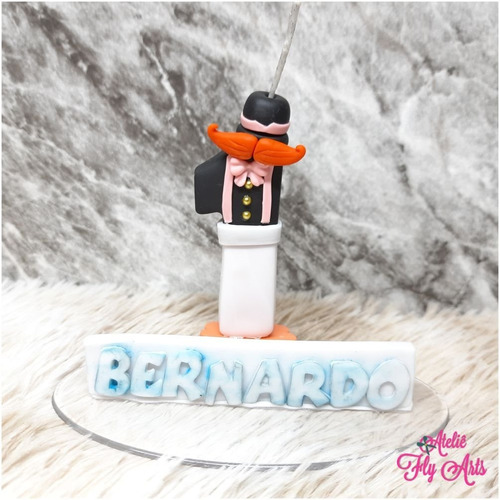 Imagem 1 de 3 de Vela Biscuit Mundo Bita Personalizado Biscuit Aniversario