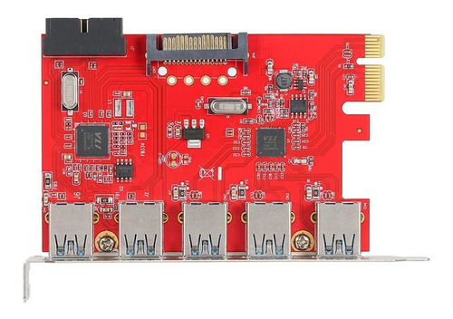 Pci-e Para Usb 3.0 5 Portas Cart?o De Expans?o Expressa Mini
