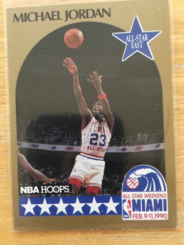 Michael Jordan Tarjeta Nba Hoops 1991 All Star