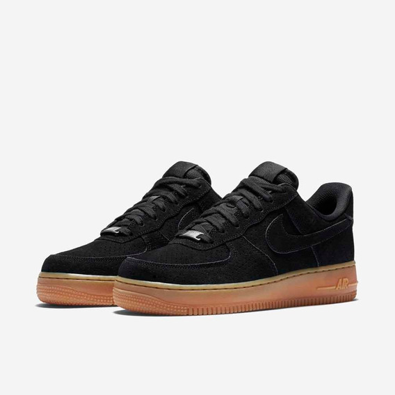 nike air force negras suela marron