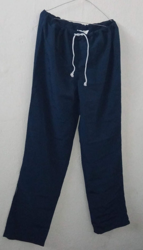 Pantalon Deportivo Azul Talle G Nuevo Mide 110 Cm De C