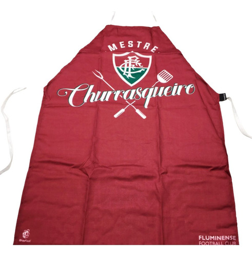 Kit Churrasco Avental Fluminense Churraco+taça Windsor Selo