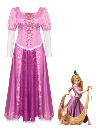 Disfraz Rapunzel Disney Enredados Para Adultos Y Mujer Rapun