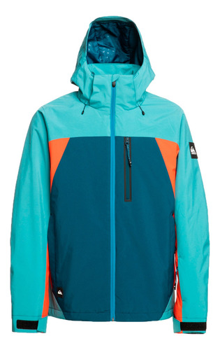 Campera Quiksilver Snow Hombre  Mission Plus Mar-vd-nj Cli