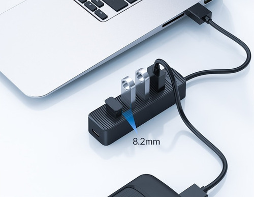 Hub Orico 4 Portas Usb 3.0 + Alimentação Usb C