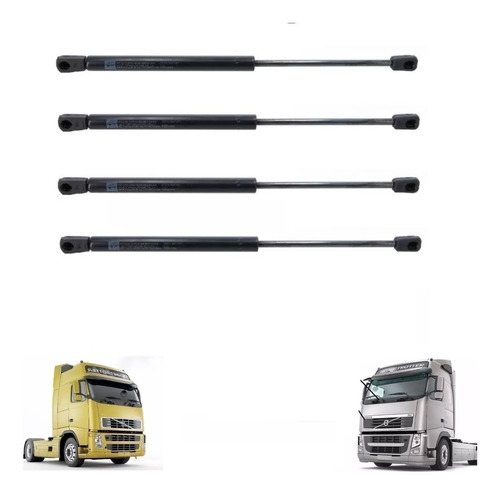 Kit 4 Amortecedor Mola Gas Bagageiro Volvo Fh..2015 20895863