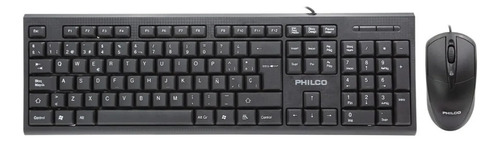 Kit Combo Teclado Y Mouse Alámbrico Philco K4500