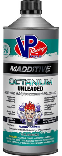 Vp Racing Fuels Potenciador De Octanaje 7 Octanium S/plomo 