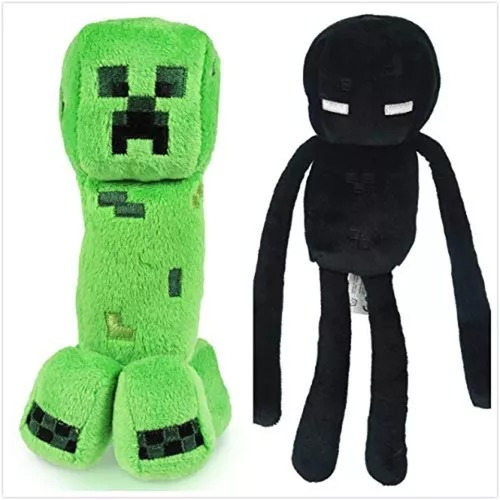 Peluches Minecraft (modelos) Creeper, Enderman Ocelot Kawai