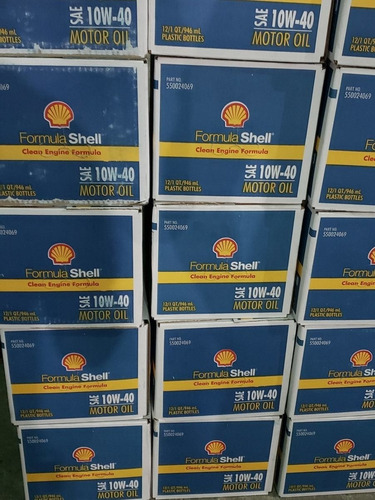 Aceite Shell 10w40 Sellado  Importado De Usa 