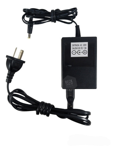 Fuente 9,5v 1,5a Genérica Positivo Centro Teclados Casio Ctk