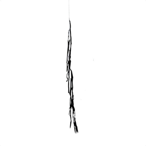 Pacote Com 75 Rabiola Pronta De 5 Mts Cada P/ Pipa Peixinho Cor Preto Rabiola Tradicional