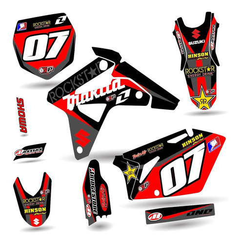 Kit Calcomanias Suzuki Rm Z 450 2007