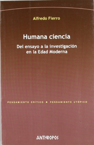 Libro Humana Ciencia De Fierro Alfredo