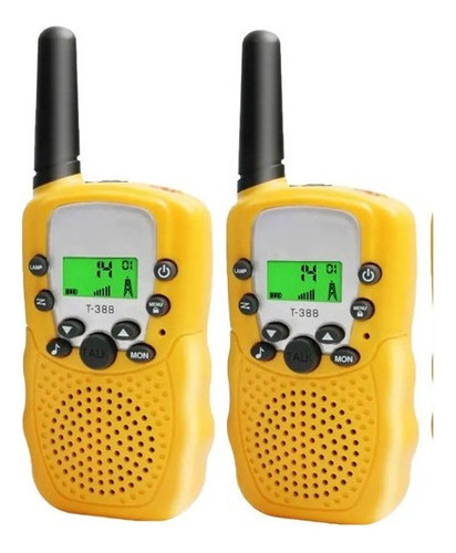 Walkie Talkie Set 2 Radios For Niños Con Alcance De 3 Km