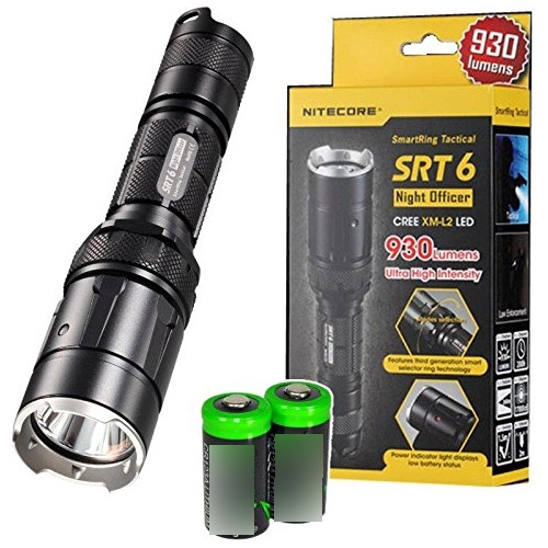 Srt6 Oficial Noche (negro) 930 Lumene Xm-l2 Linterna Led X