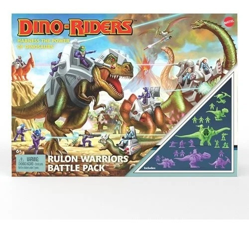 Dino-riders Pack De Guerreros