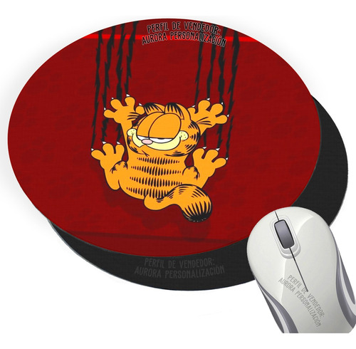 Pad Mouse Garfield Caricatura Gato 001