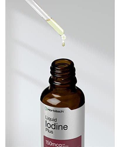 Suplemento de solución de yodo líquido Horbaach 150 mcg 60 ml
