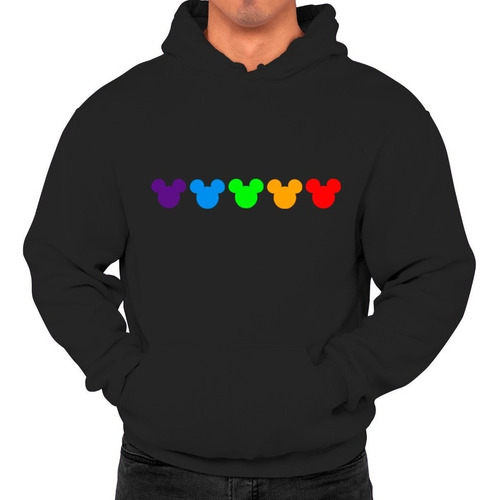 Poleron Con Capucha Mickey Pride Lgbt Orgullo Moda Unisex