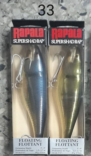 Señuelo Rapala Supershadrap Floating 1-5/8 Oz 5.5 PuLG 