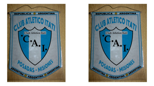 Banderin Chico 13cm Club Atletico Itati Posadas