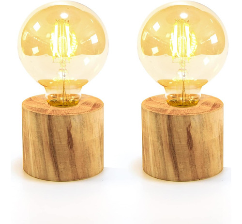 Lámpara De Mesa A Pilas Con Temporizador, Luz Nocturna De Ma