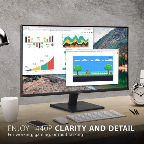Viewsonic Vak-mhd Monitor Led De 27 Pulgadas 1440p Con Sincr