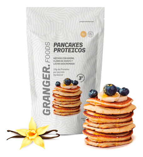 Granger Pancakes Proteicos De Vainilla Suplemento 450gr 3c