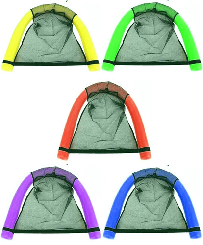 Kit 5 Cadeira Flutuante C/ Boia Espaguete Master + Frete