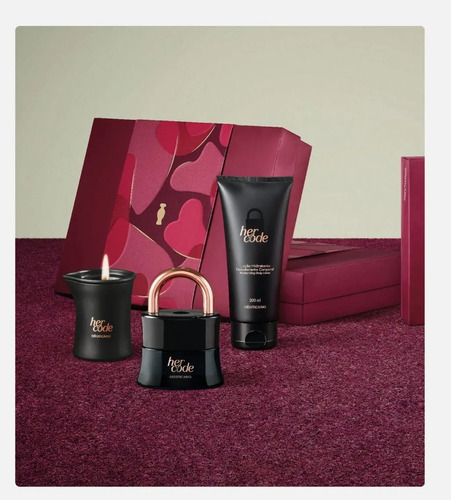 Kit Presente Her Code Eau De Parfum (3 Itens) - O Boticário