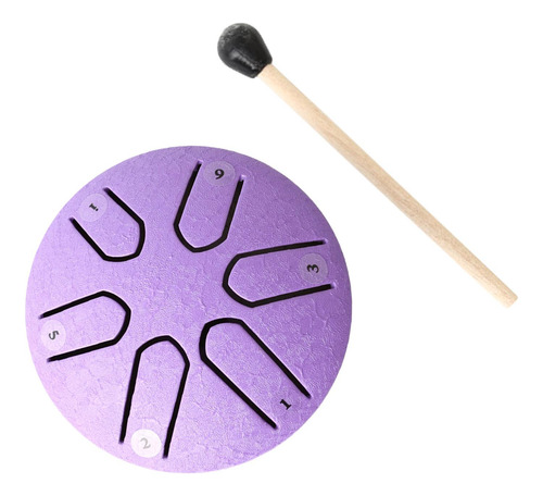 Steel Tongue Drum, Ethereal Drum 6 Notes 3 Pulgadas Hand Pan